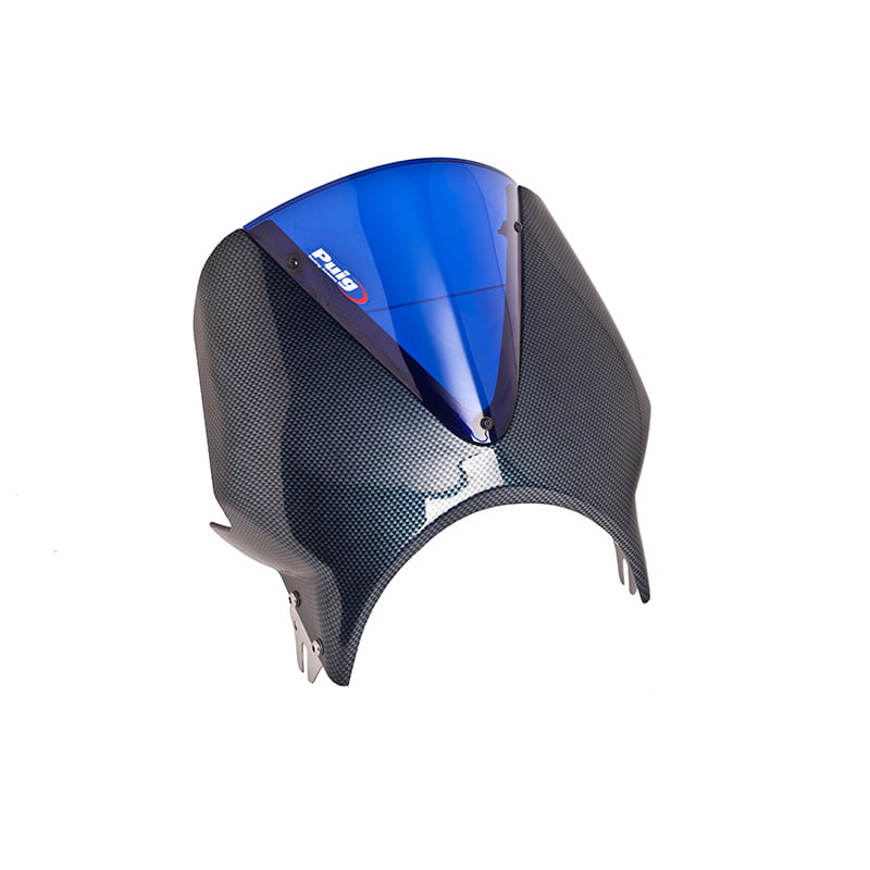 Cupula Puig Vision Carcasa Carbono Cupula Azul