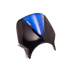 Cupula Puig Vision Carcasa Negra Cupula Azul