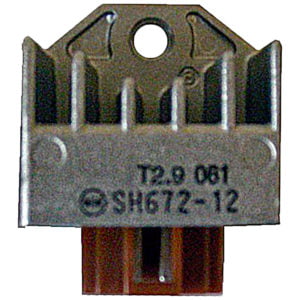 Regulador Japonés Sun SH672-12 - 12V - Trifase - CA/CC - 4 Fastons