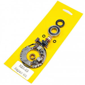 Kit revisión motor de arranque con portaescobillas - con 2 escobillas  - con retén, cojinete y arandelas Cagiva-Ducati