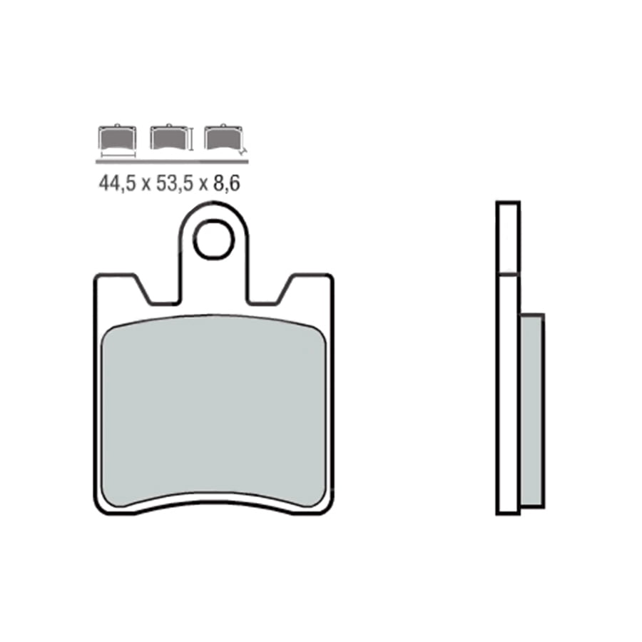 Pastillas Freno Brembo Suzuki 250 400 Burman 98-