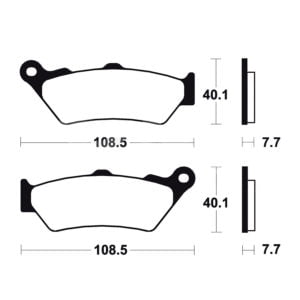 Pastillas De Freno Brembo 07Bb03Sa