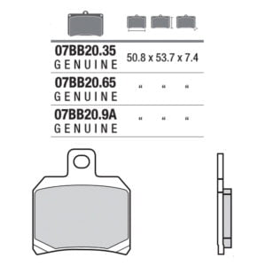 Pastillas De Freno Brembo Aprilia 999 R Racing 03-
