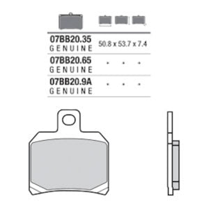 Pastilla De Freno Brembo Delantera Kawa Z750 K-7-11