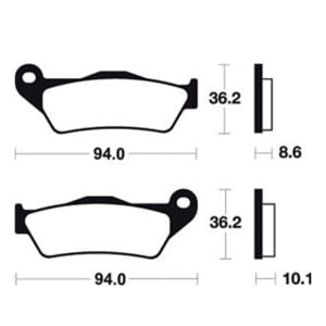 Pastillas Freno Brembo Bmw 1100 R Fa363Hh