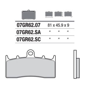 Pastillas Freno Brembo Bmw 1150R,S,Rs 01-