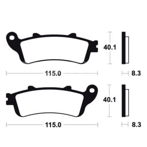 Pastillas Freno Brembo Honda 800 Vfr Fi 98-