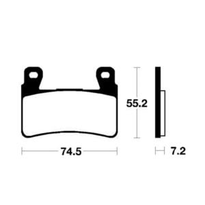 Pastillas Freno Brembo Honda Vtr1000 -