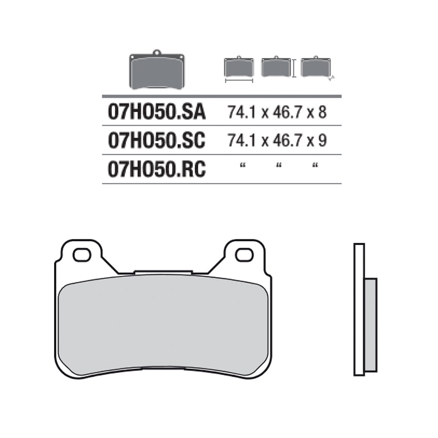 Pastillas Freno Brembo Honda 500 Cbf Abs 94-