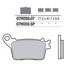 Pastilla Freno Brembo Racing Honda 1000 Cbr Rr 06-