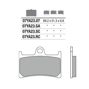 Pastillas Freno Brembo Yamaha R6 99-