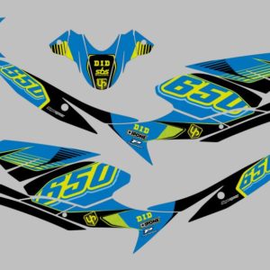 Kit Deco UP Maximize Azul-Amarillo Suzuki SV650