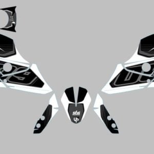 Kit Deco UP Maximize Negro-Blanco Yamaha MT09