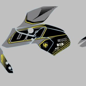 Kit Deco UP Maximize Gris-Amarillo Yamaha MT09
