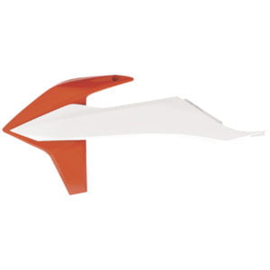 TAPAS RADIADOR SX/SX-F/XC/XC-F (19-22) Naranja KTM/Blanco 8422100047