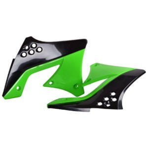 TAPAS RADIADOR KX250F (09-12) Negro/Verde 05 8412800008