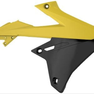 TAPAS RADIADOR RMZ250 (19-23) RMZ450 (18-23) Amarillo Rm01/Negro 8421100005