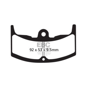 Pastillas Freno Ebc Organicas Fa080/2