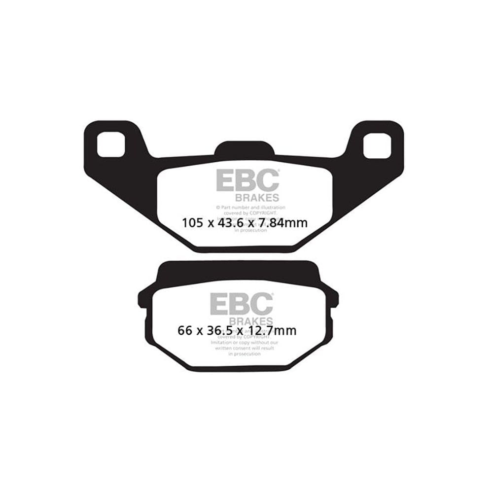 Pastillas Freno Ebc Organicas Fa297