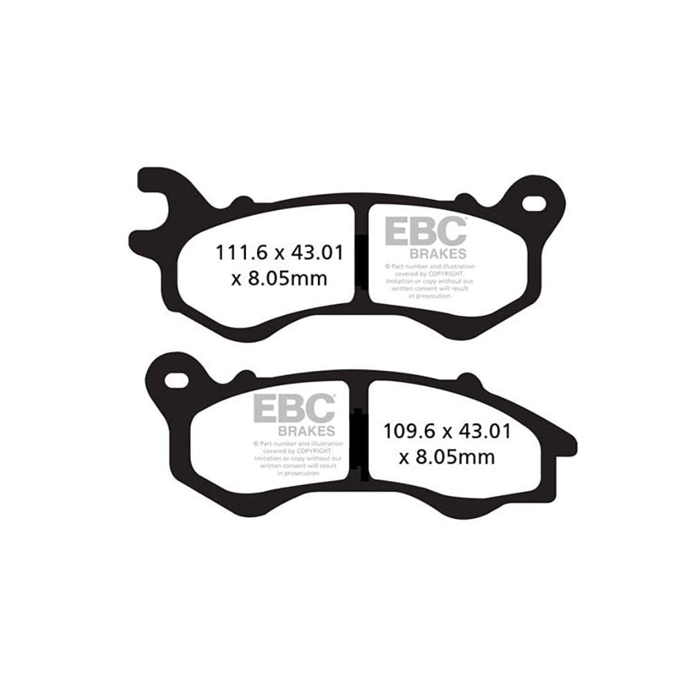 Pastillas Freno Ebc Scooter Org Del Sfa603