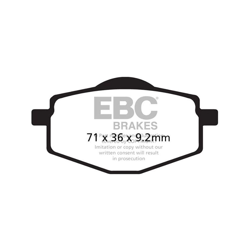 Pastillas de freno scooter serie SFAC Carbon EBC para YAMAHA y ITALJET SFAC101
