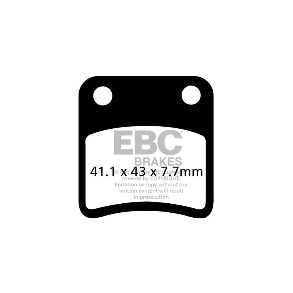 Pastillas de freno scooter serie SFAC Carbon EBC para SYM y DAELIM SFAC257