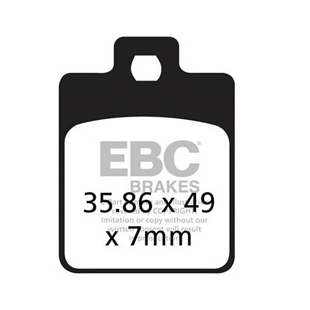 Pastillas de freno scooter serie SFAC Carbon EBC para PIAGGIO y PEUGEOT SFAC260