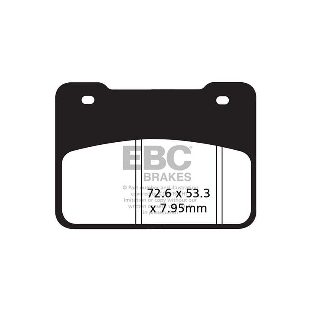 Pastillas de freno sinterizadas scooter serie SFA-HH EBC para SYM y AEON SFA627HH