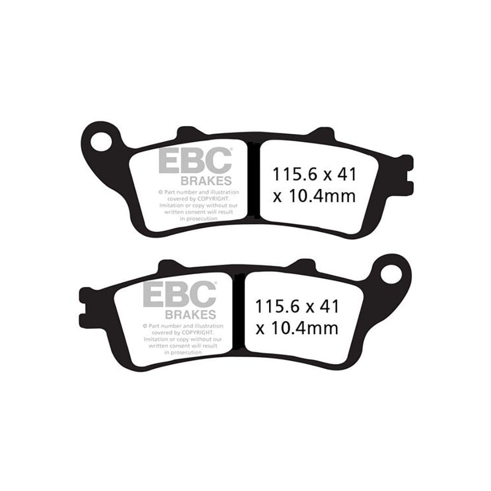 Pastillas de freno semi-sinterizadas V para HONDA FA261/2V