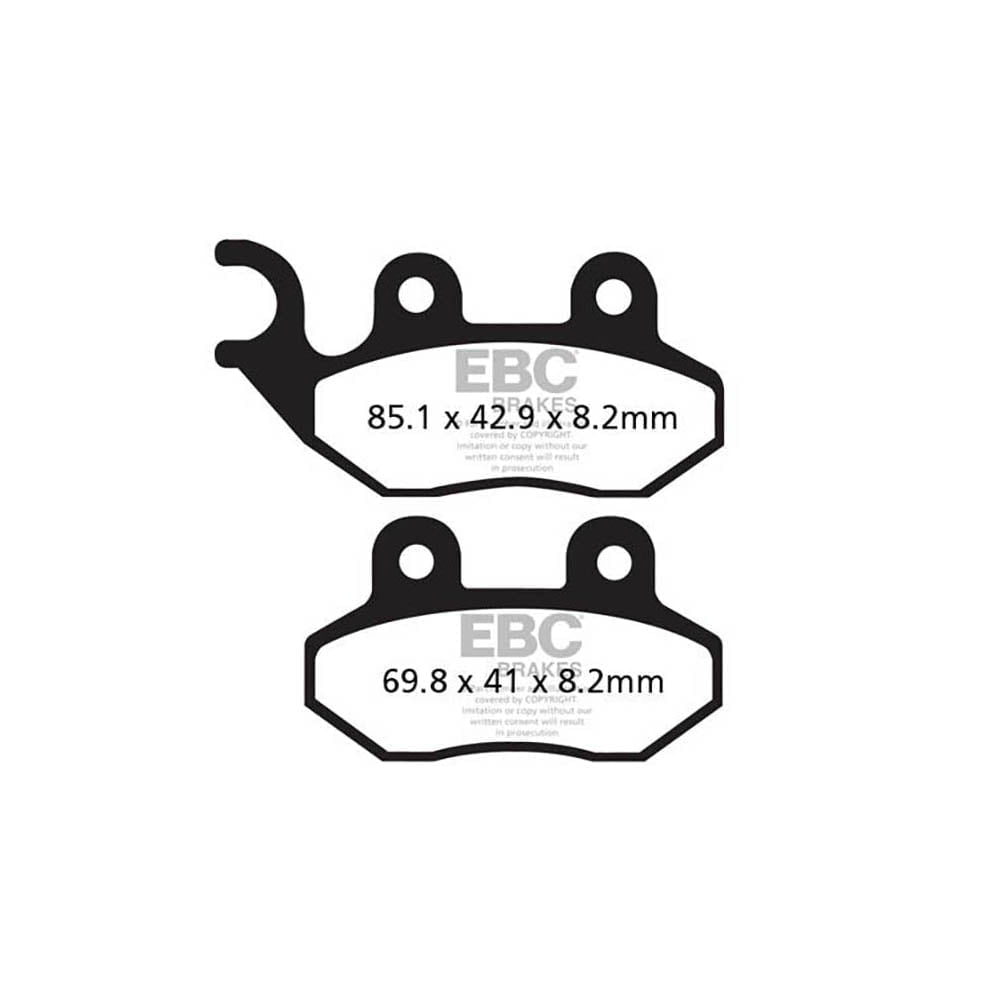 Pastillas de freno sinterizadas scooter serie SFA-HH EBC para ZERO y SYM SFA264HH
