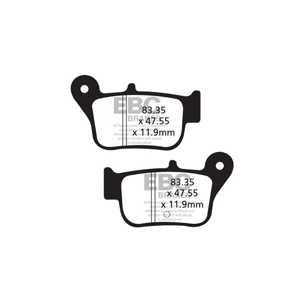 Pastillas de freno sinterizadas scooter serie SFA-HH EBC para SYM SFA628HH