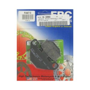 Pastillas Freno Ebc Organicas Fa067/3