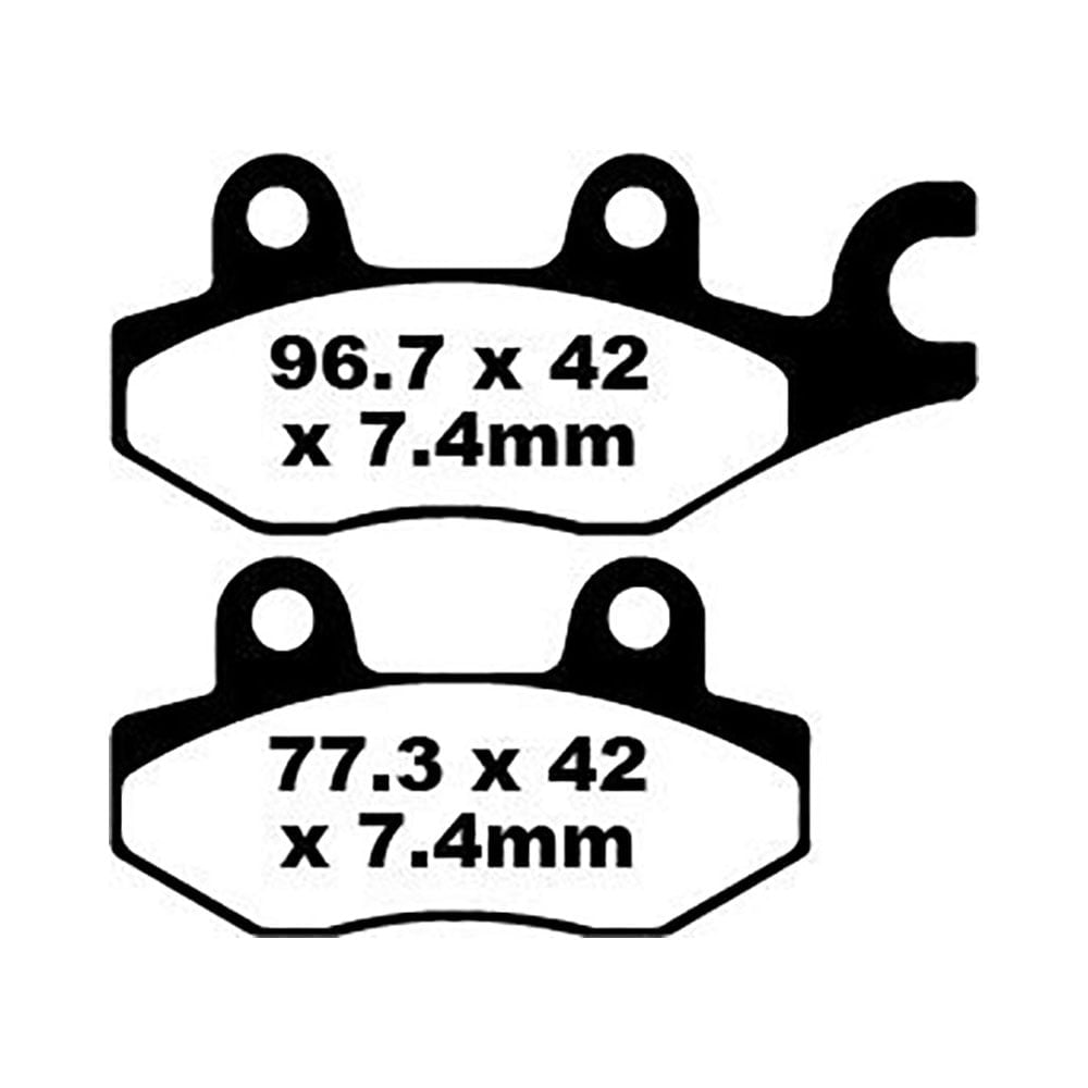 Pastillas Freno Ebc Campo Tt Fa165Tt