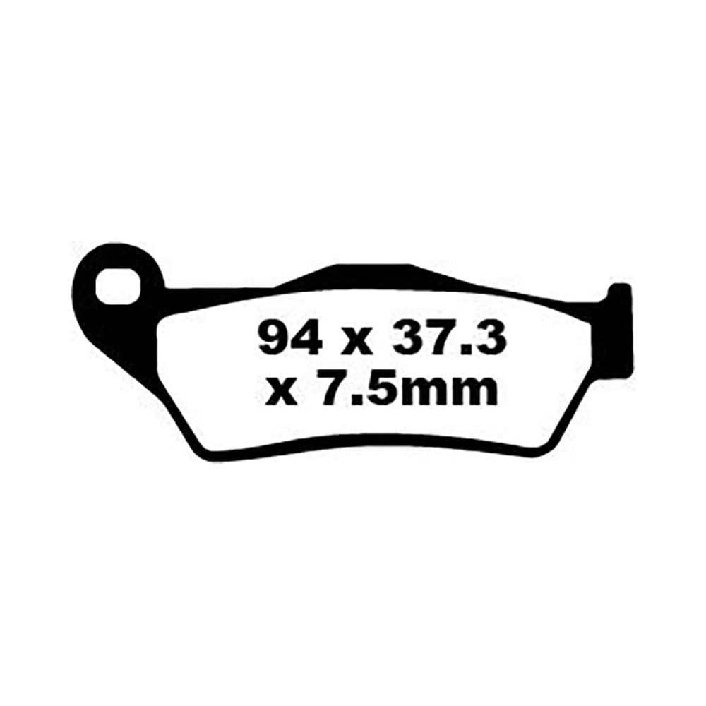 Pastillas Freno Ebc Campo Tt Fa181Tt