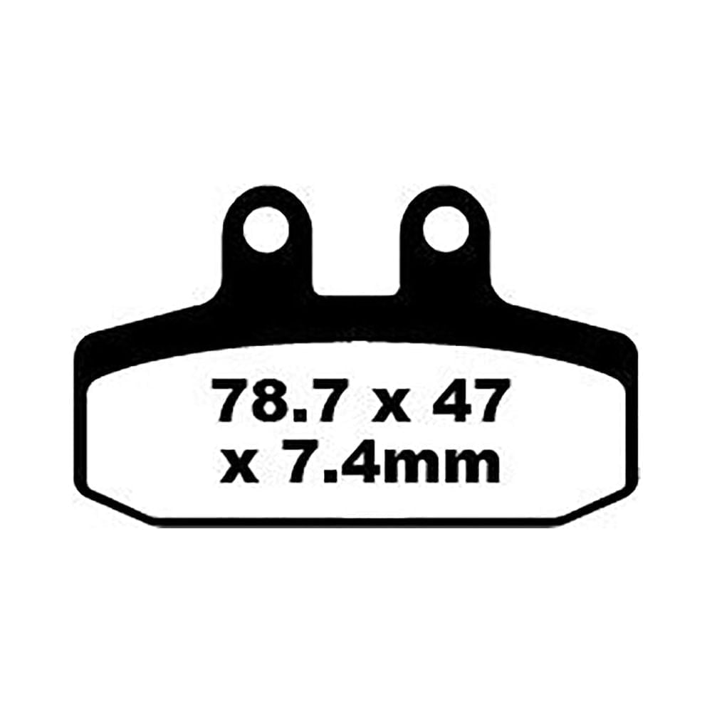 Pastillas de freno orgánicas scooter serie SFA EBC para KYMCO y SYM SFA256