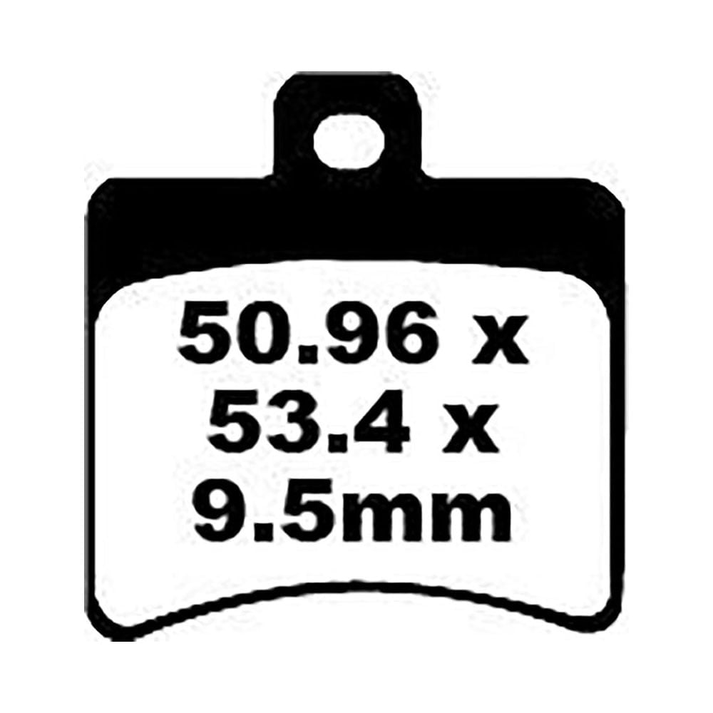 Pastillas de freno orgánicas scooter serie SFA EBC para BENELLI y APRILIA SFA298