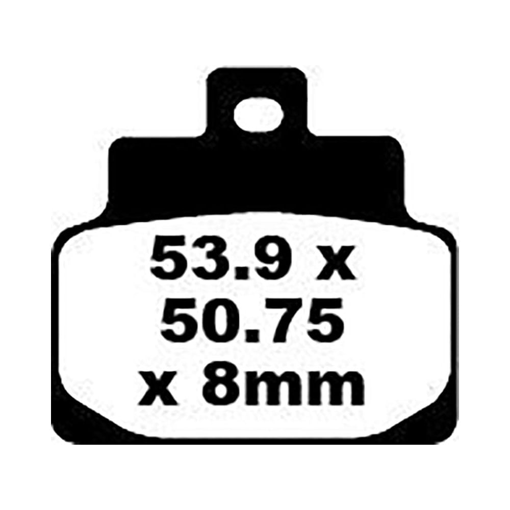 Pastillas de freno orgánicas scooter serie SFA EBC para PIAGGIO y APRILIA SFA301