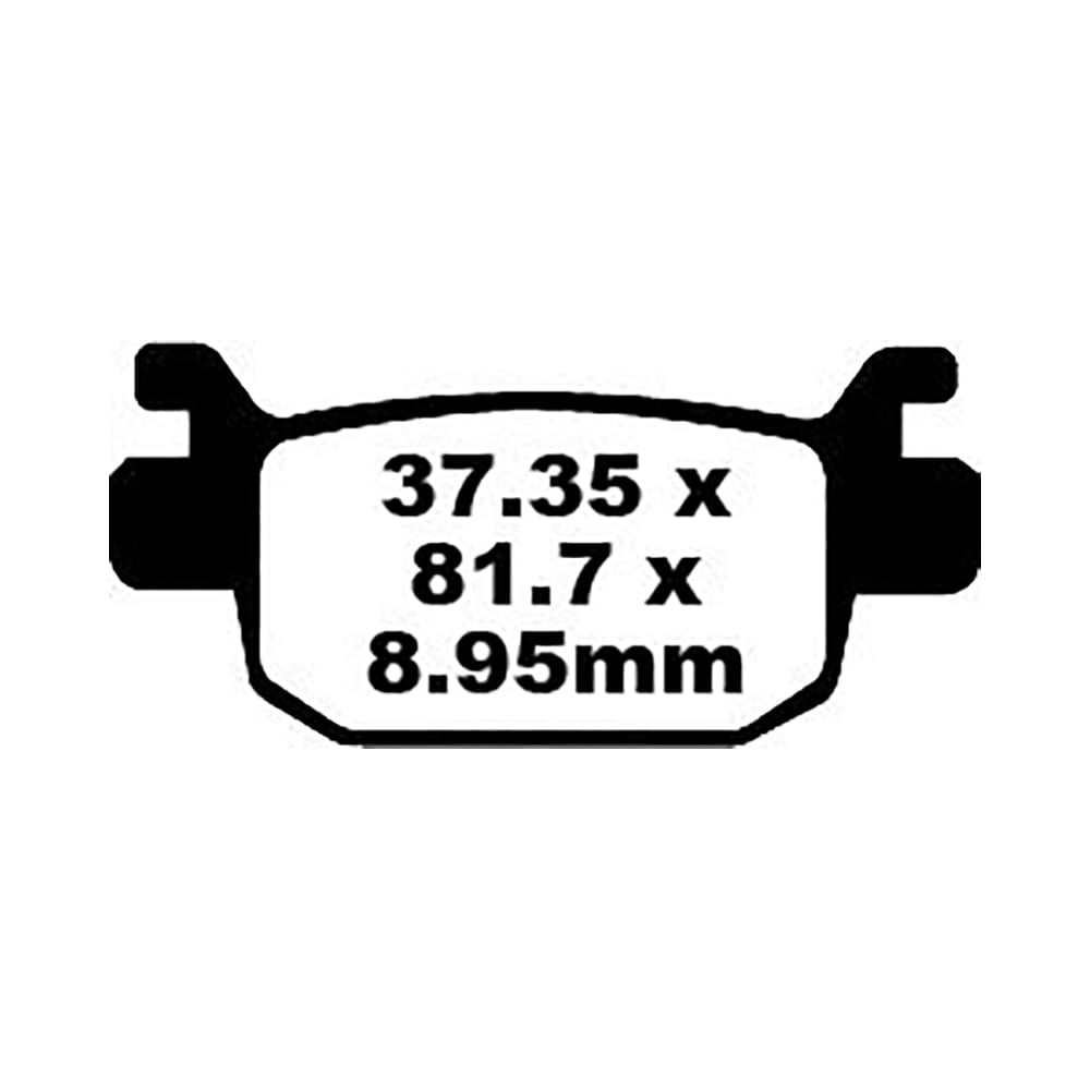 Pastilla Freno Ebc Organic Sfa415