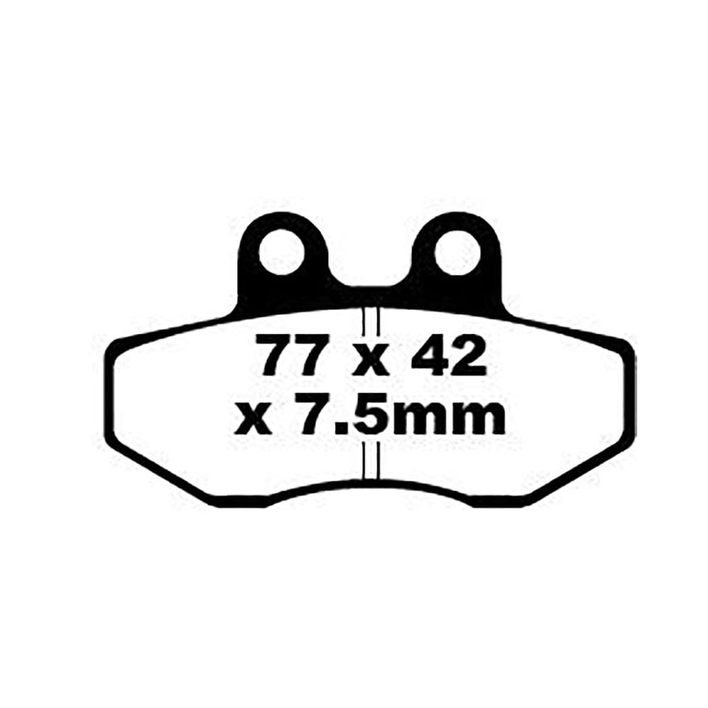 Pastillas Freno Ebc Organicas Fa167