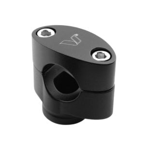Torreta Sujecion Manillar V-Parts Negra Mate Exc