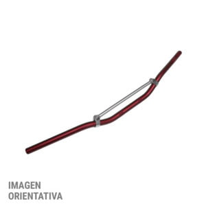 Manillar V-Parts Aluminio Rojo 22Mm