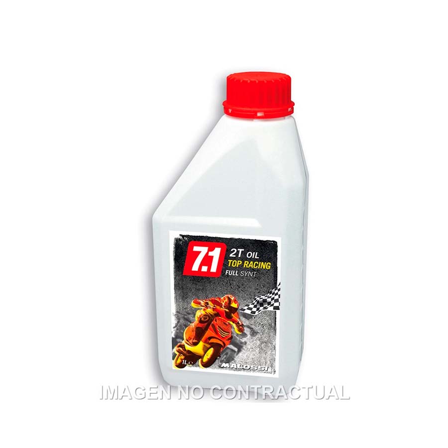 Aceite Malossi 7.1 2T Oil Top Racing 1L