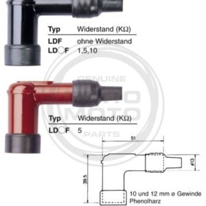 Pipa de Bujía NGK LD05F