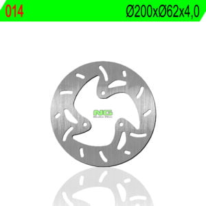 Disco de Freno para moto Ng 014 200 X 62 X 4