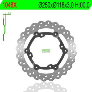 Disco Freno Flotante Ondulado Ng 1048X 250 X 118 X 3