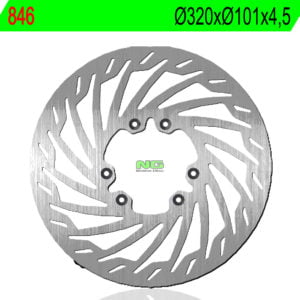 Disco de Freno para moto Ng 846 319.5 X 101 X 4.5