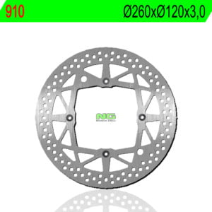 Disco de Freno para moto Ng 910 260 X 120 X 3