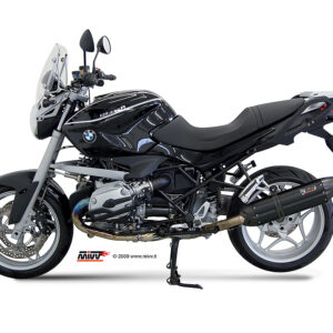 Escape Mivv Slip-On Suono black con tapa carbono BMW R 1200 R 2008-10