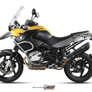 Escape Mivv Slip-On Suono black con tapa carbono BMW R 1200 GS / Adventure 2010-12