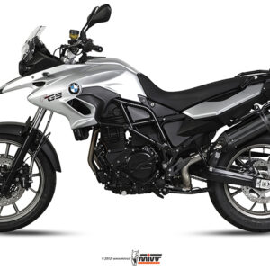 Escape Mivv Slip-On Suono black con tapa carbono BMW F 700 GS 2012-17